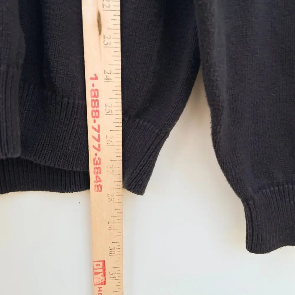 Vintage 90s Brooks Brothers V-Neck Sweater‎ Sz L Cotton Minimalist Quiet Luxury
